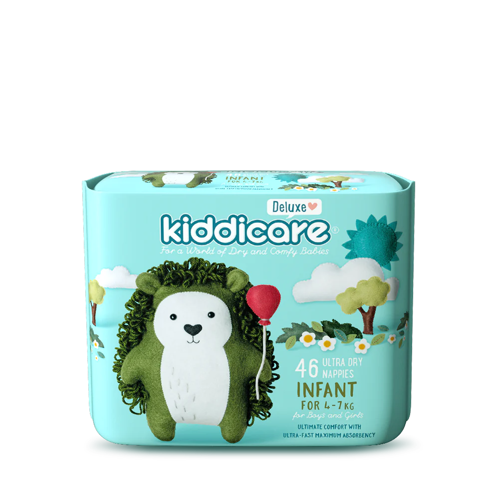 Kiddicare Deluxe Infant - Unisex Nappies 4 Pack Bundles (184's) - Taylorson