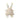 Tau Baby: 100% Cotton Muslin Baby Comforter - Bunny 35x19cm