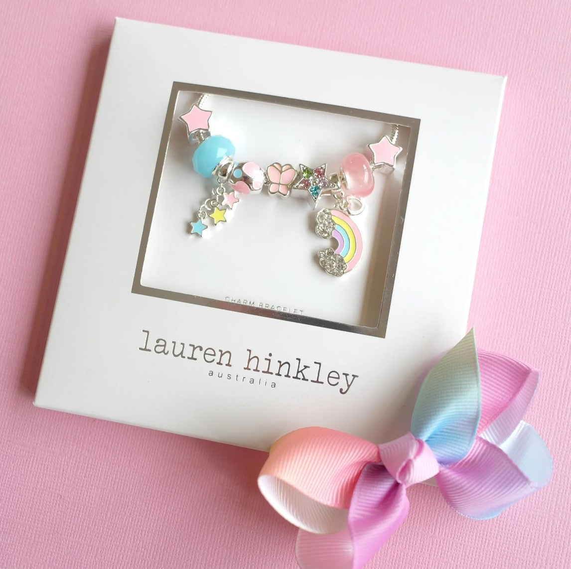 Lauren Hinkley Rainbow Charm Bracelet