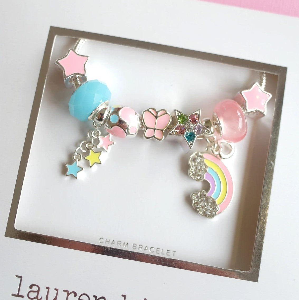 Lauren Hinkley Rainbow Charm Bracelet