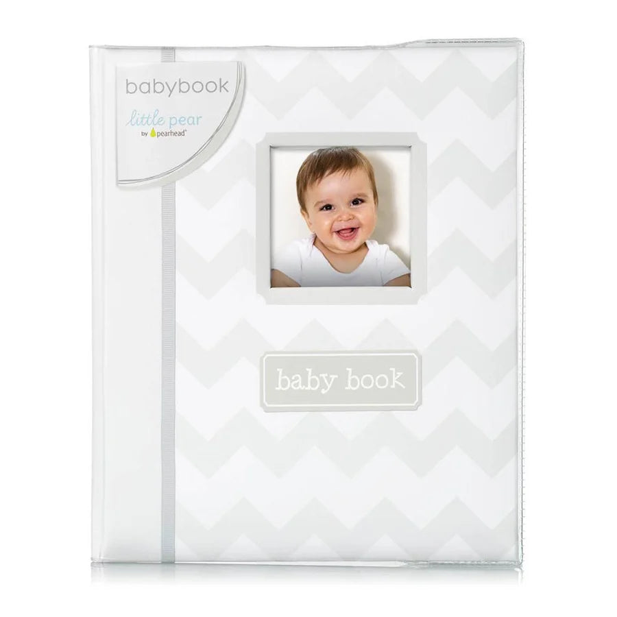 Pearhead Little Pear Chevron Baby Book - Wave