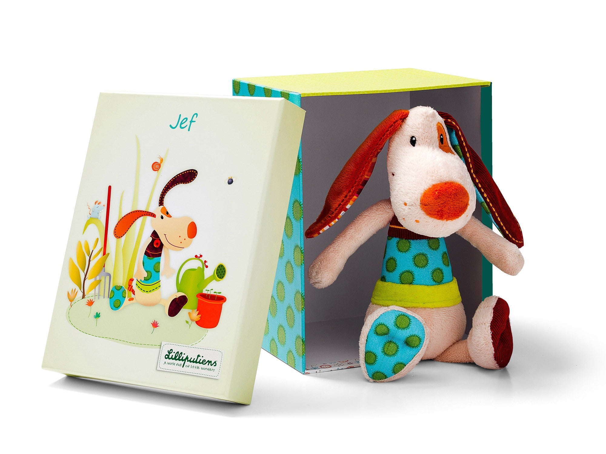 Lilliputiens Jef Cuddly Dog (Gift Box)
