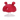 Mombella Mushroom Soothing Teether - Chimney Red