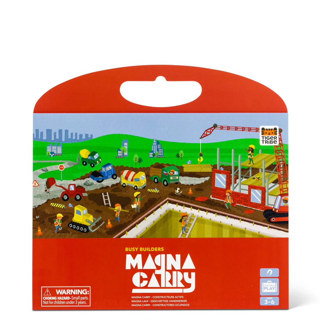 Tiger Tribe Magna Carry Busy Builder - Magnetic Puzzle