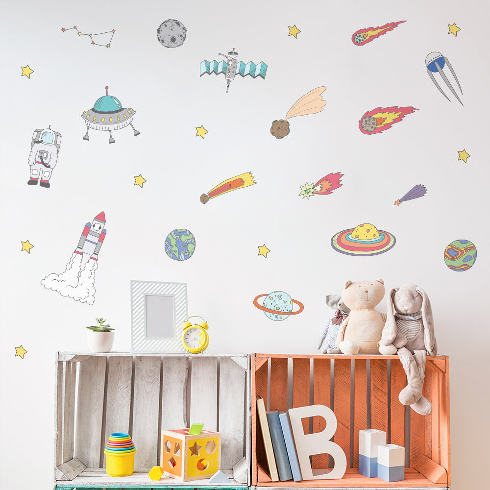 In the Space Wall Decals - 37pcs