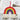 Woven Rainbow Macrame Tapestry Wall Hanging Decor (22x28cm)