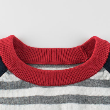 Hey Stripe High Contrast Kids Knitwear Jumper