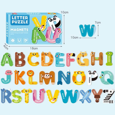 Educational Magnetic Puzzle - Alphabet | Busy Traffic | Animals (3 years+)