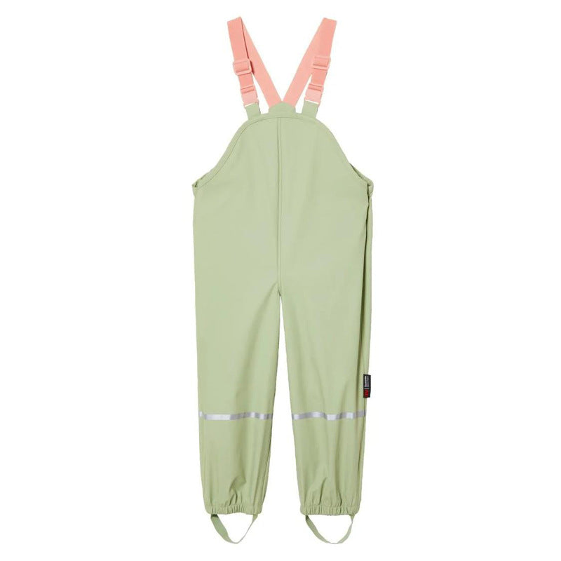 Kids Waterproof Rainwear Overalls - Pastel High Contrast (2-8 years)