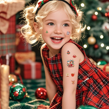 Party Pack Christmas Kids Temporary Tattoos (35 Sheets Pack)