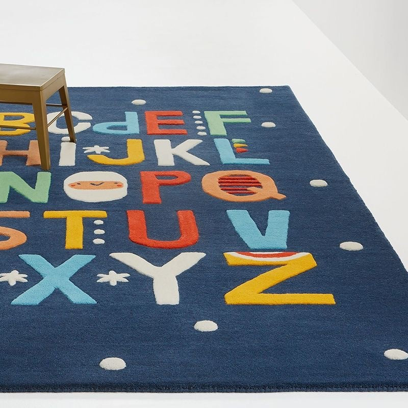 Hello Alphabet Super Soft Kids Play Mat | Room Rug (80x120cm)