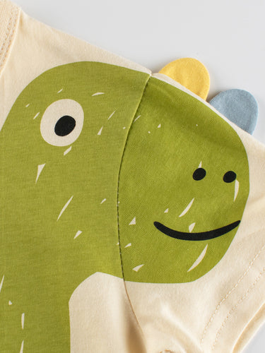 Curious Dino 100% Cotton Dinosaur Kids T-Shirt (1-6 years)