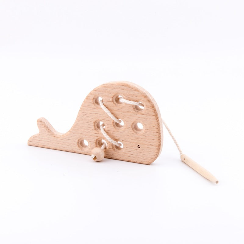 Toddler Wooden Animals Lacing | Sewing | Threading Boards - Taylorson