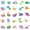 Dinosaur Cartoon Style Decorative Stickers Set (50pcs) - Taylorson