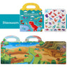 My First Sticker Book - 26pcs Reusable Sticker Book - Dinosaurs | Letters