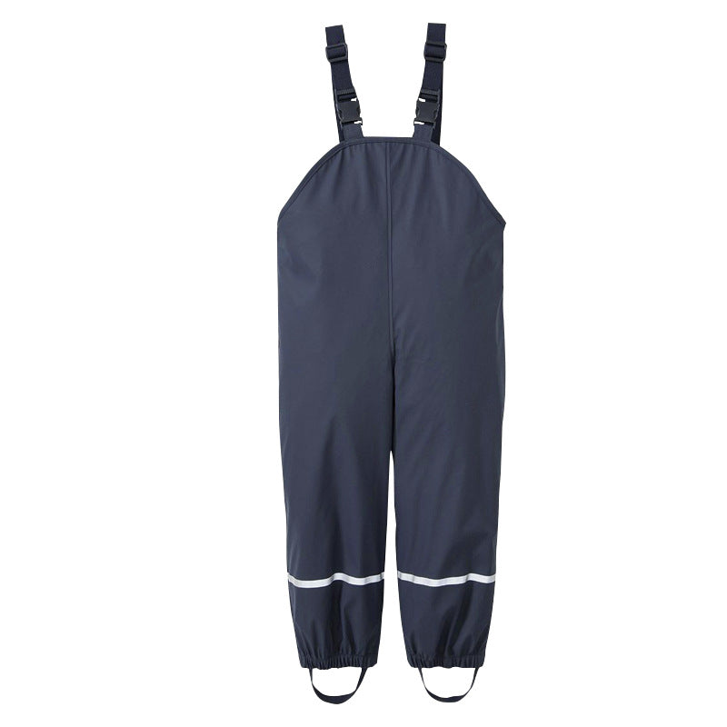 Kids Waterproof Rainwear Overalls - Minimal Navy (1-2 years)