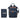 TaylorEase Two-Tone Nursery Mommy Nappy Backpack with Changing Mat & Pacifier Case