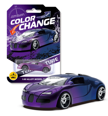 Colour Changing Sports Cars - 1:60 Alloy Model (3 years+)