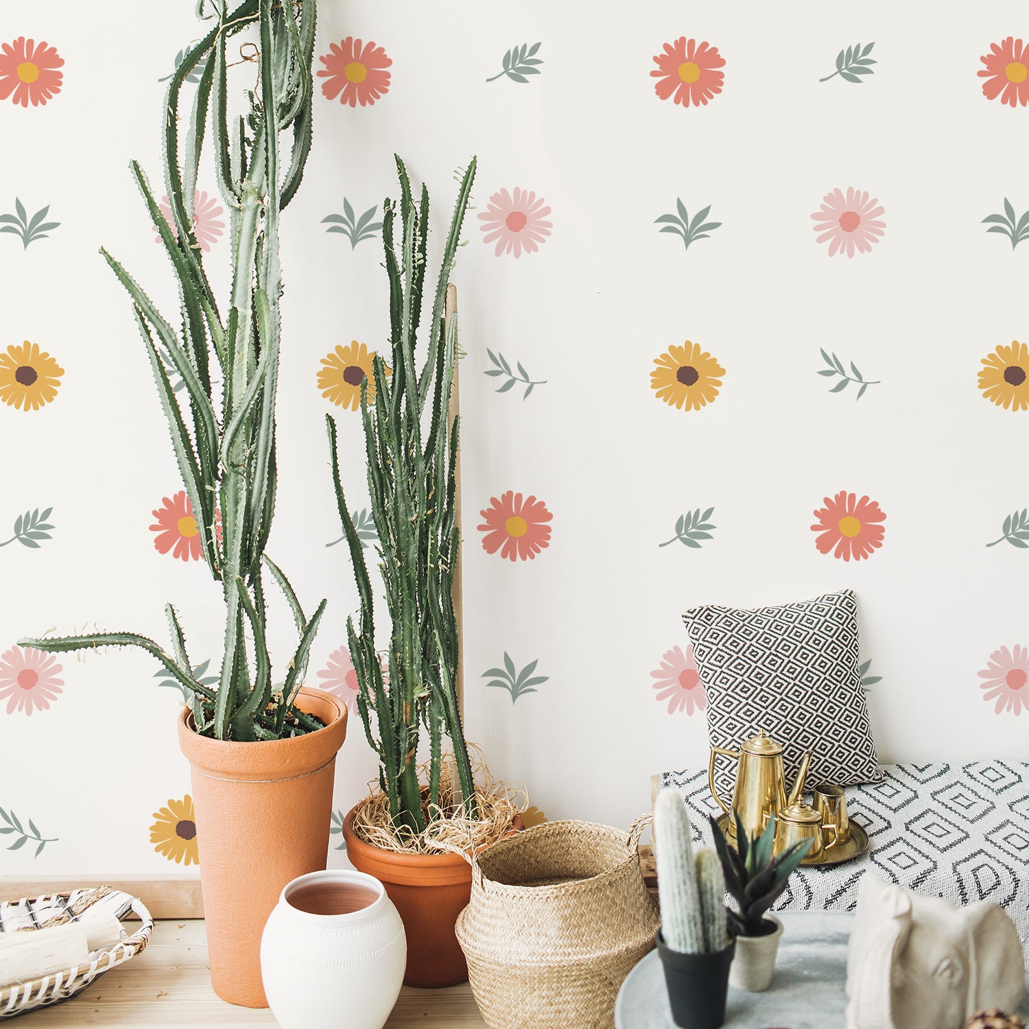 Delightful Garden | Floral & Leaf Wall Decals - 36pcs - Taylorson