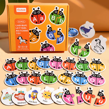 Ladybug Alphabets/Letters Matching Educational Toy Set (3 years+)