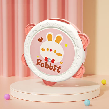 Tambourine Handheld Drum Musical Toy - Elephant | Bunny (12m+)