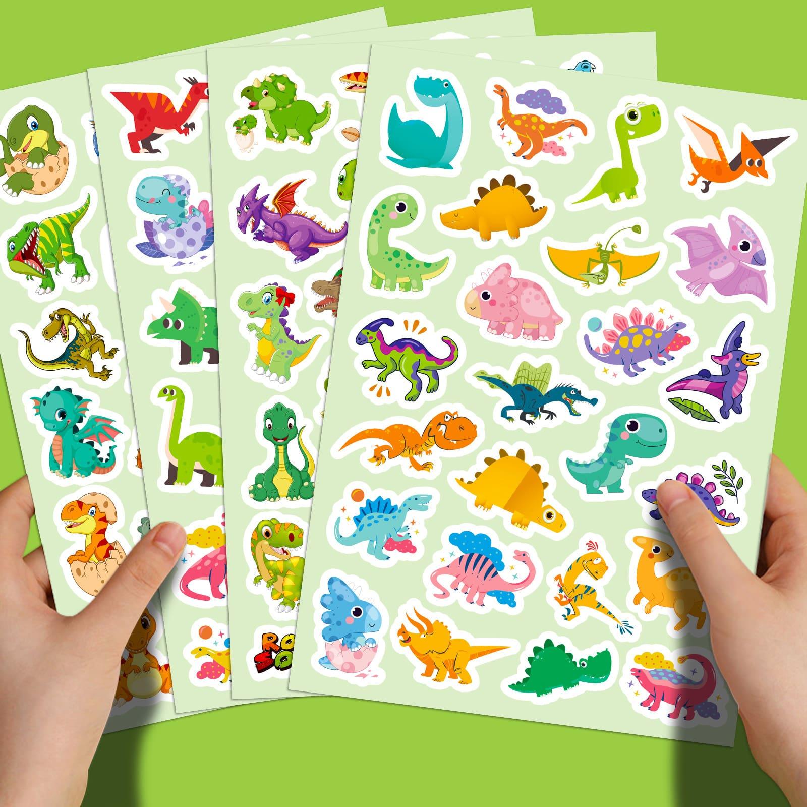 100pcs Fun Waterproof Dinosaur World Vinyl Stickers - Taylorson