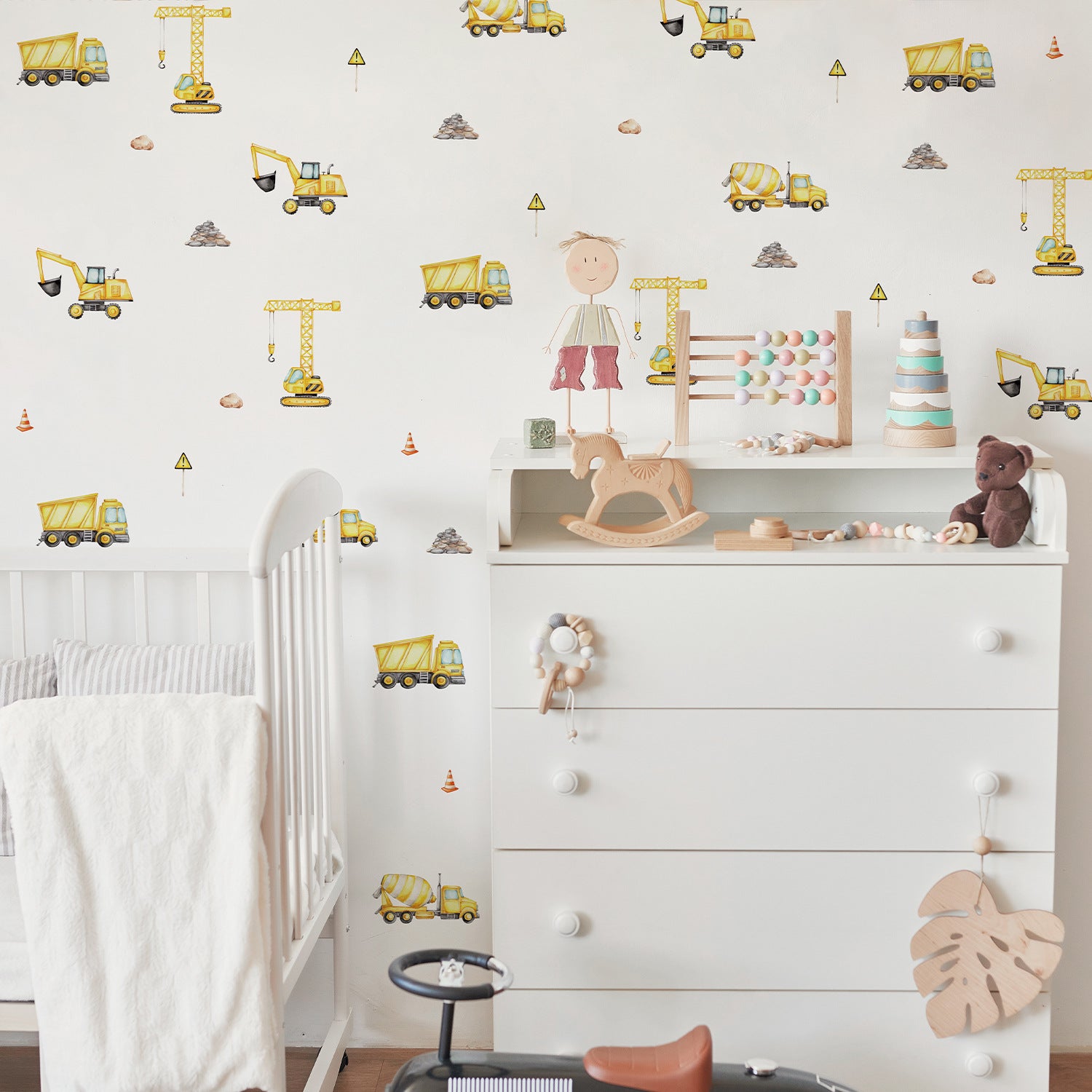 Construction Vehicles Wall Decals - 40 Decals - Taylorson