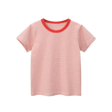 Hello Stripe 100% Cotton Kids T-Shirt - 3pcs Pack (1-8 years)