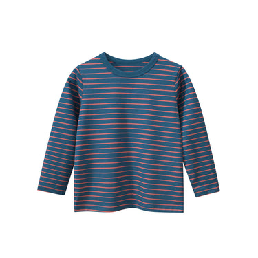 Hello Stripe 100% Cotton Kids Long Sleeve T-Shirt - 3pcs Pack (1-8 years)