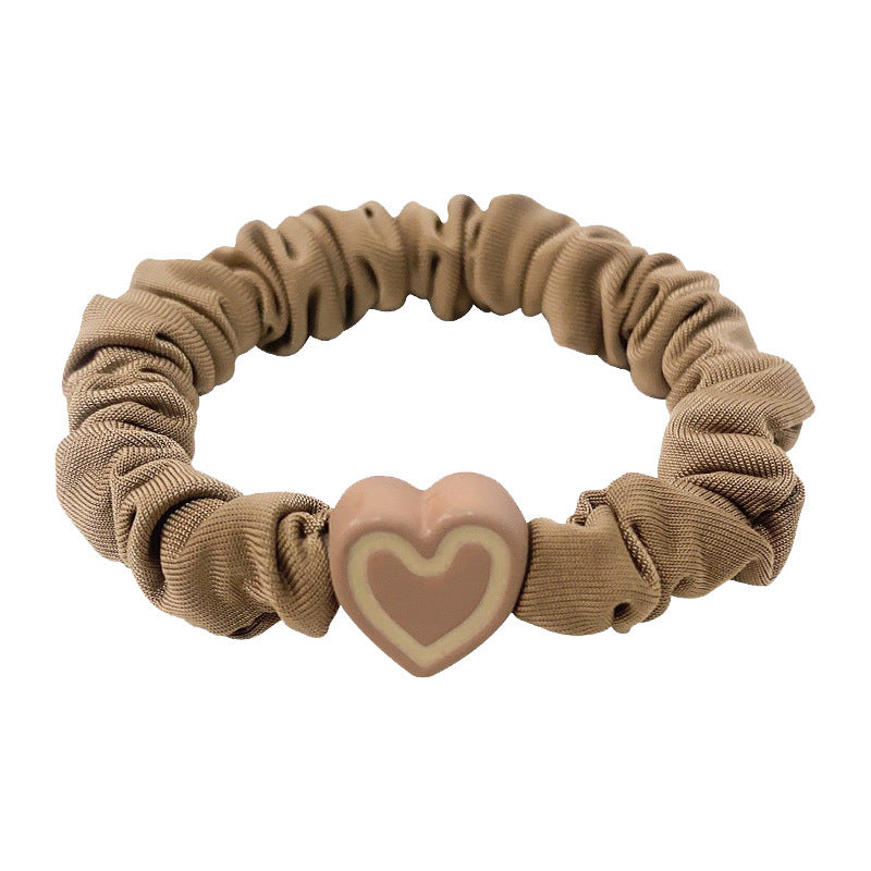 10pcs Assorted Cutie Heart Hair Tie - Heart Hair Accessories