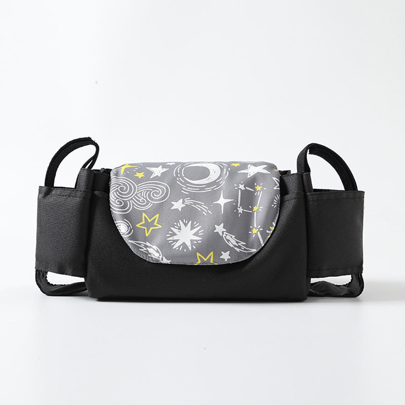 Baby Stroller Bag & Organiser with Cup Holders  - Starry Night - Taylorson