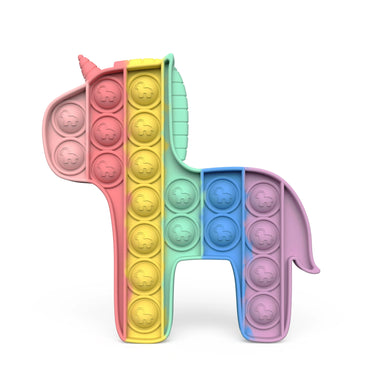 Silicone Push Pop It Bubble Fidget Toy - Unicorn