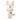 Organic Cotton Baby Rattle Animal Plush Toy - Fox (2 pack)