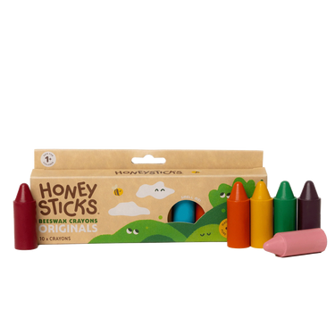 Honeysticks Beeswax Crayons Originals 10 pack (1-3 years)