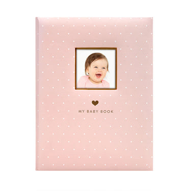 Pearhead Pink Sweet Welcome Babybook