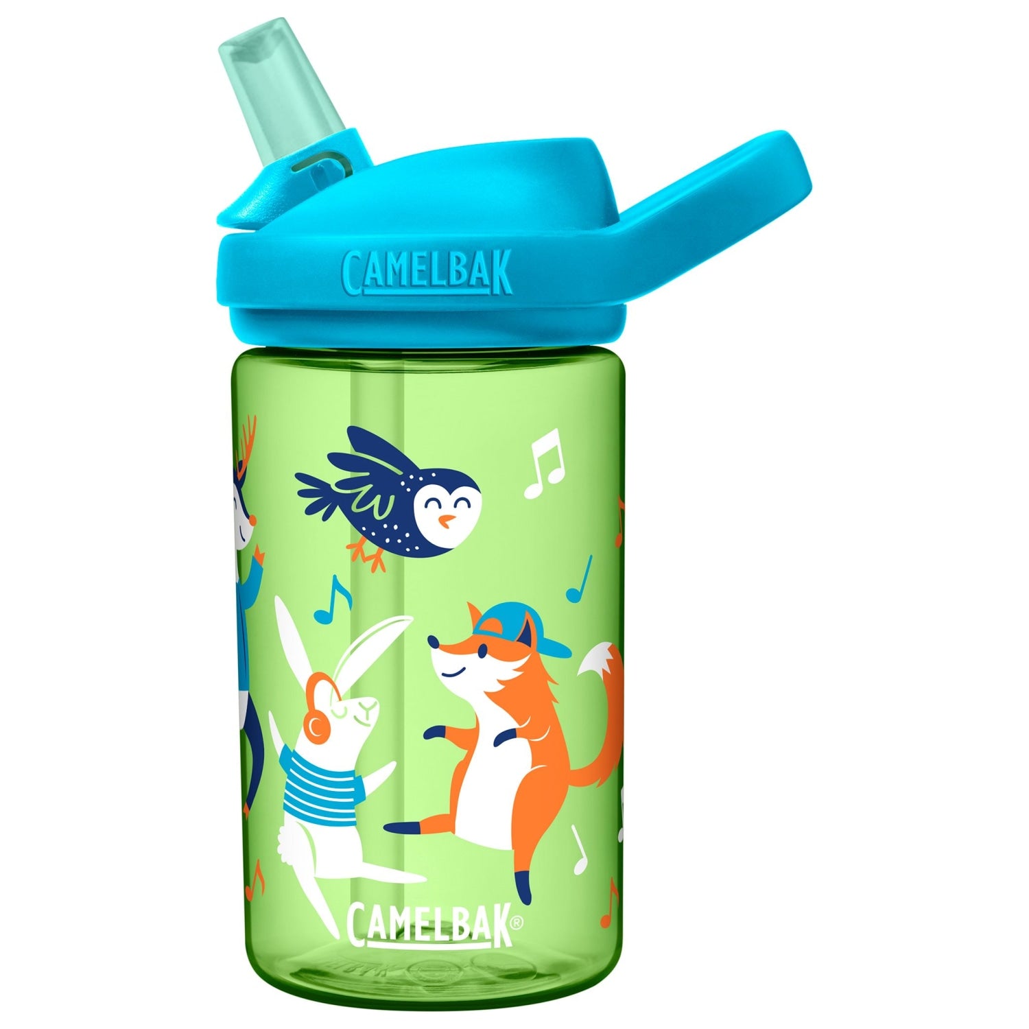 Camelbak Eddy+ Kids Water Bottles - Party Animals 400ml (Tritan™ Renew)