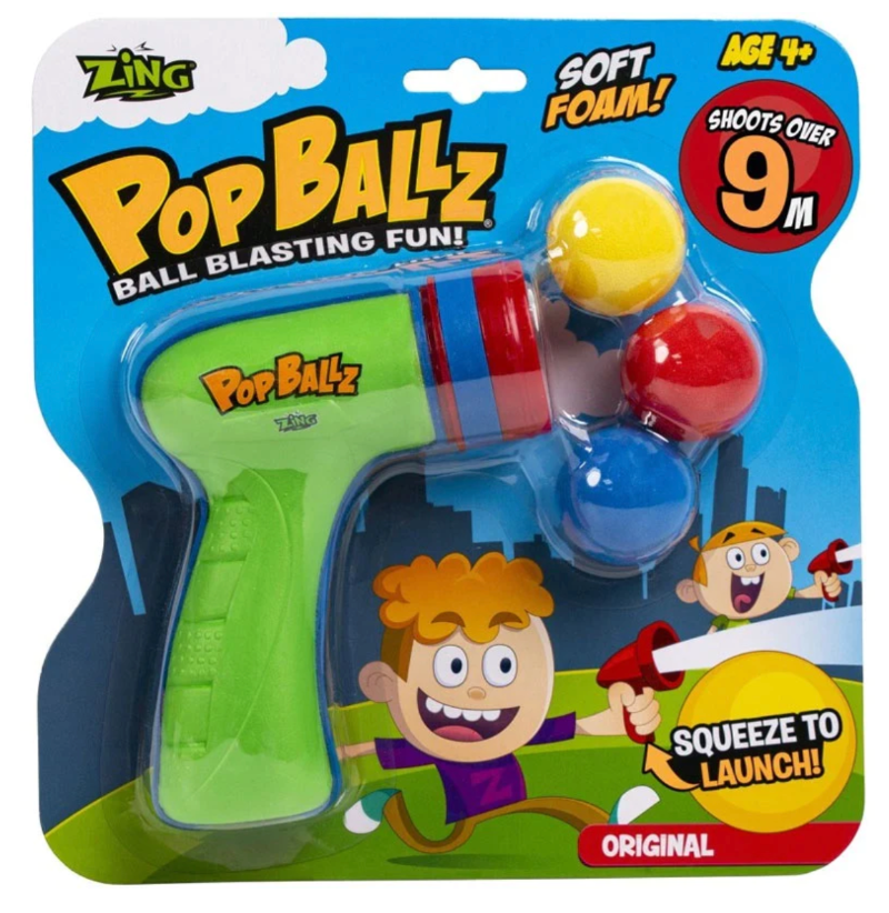 Zing Air Pop Ballz - Ball Blasting Fun
