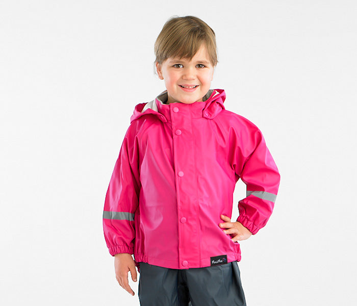 Mum 2 Mum Rainwear Jackets - Hot Pink (12 months - 10 years) - Taylorson