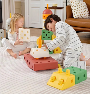 DIY Jumbo Building Blocks - Build Your Own Riding Toy, Seesaw, Table, Toy Car & More (1-5 years)