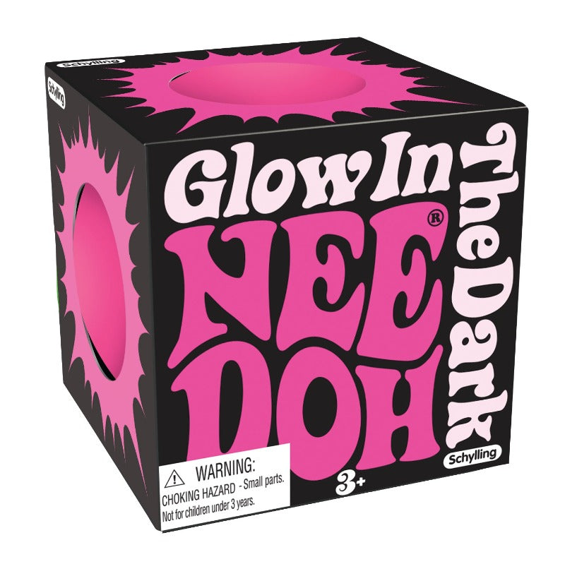 Nee Doh Glow In The Dark (Assorted Styles) - Stress Ball