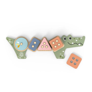 Speedy Monkey Stack & Sort Crocodile Wooden Toy (12m+)