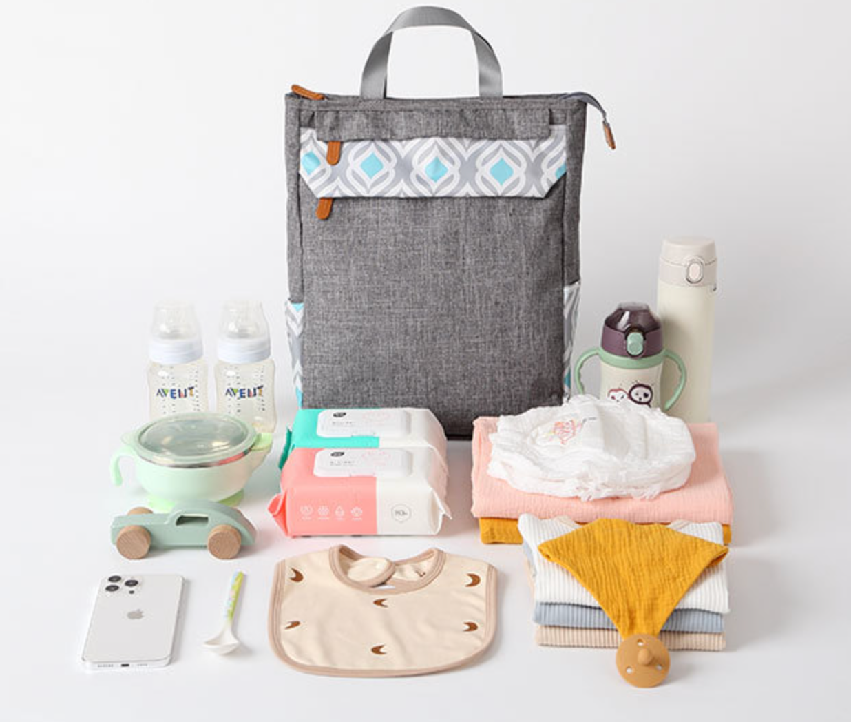 Taylor Mama Minimal Modern Nursery Mommy Backpack - Taylorson