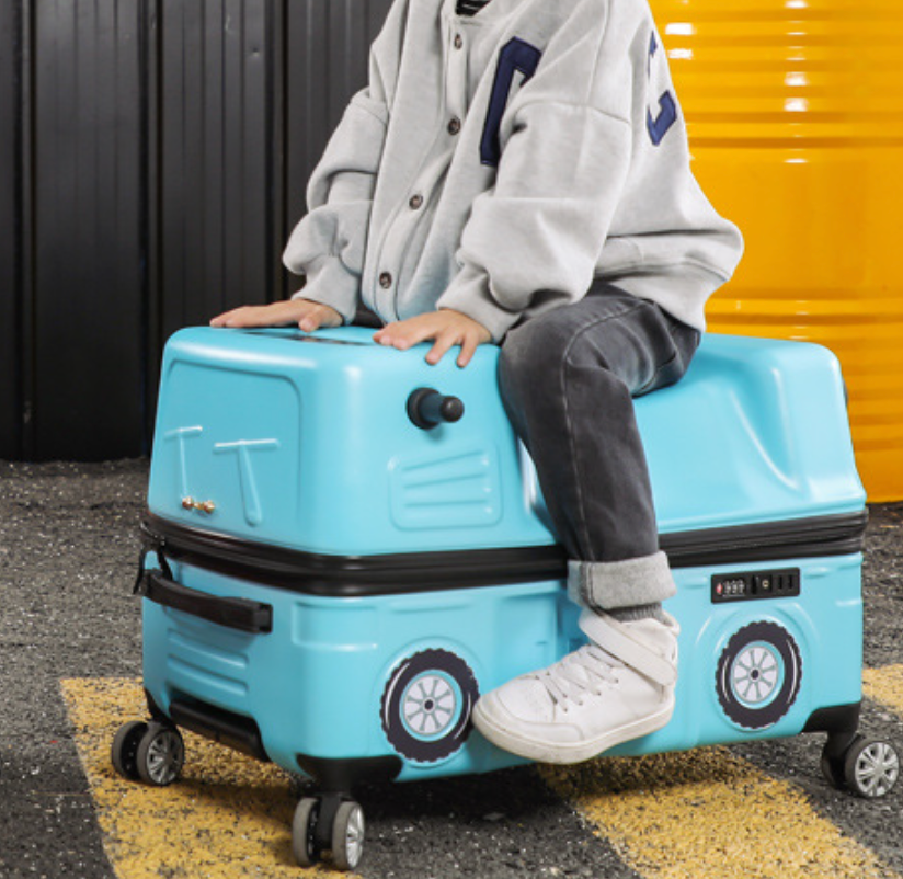 Taylorson Kids Ride On Travel Suitcase with 360° Wheels (20 inches) - Taylorson