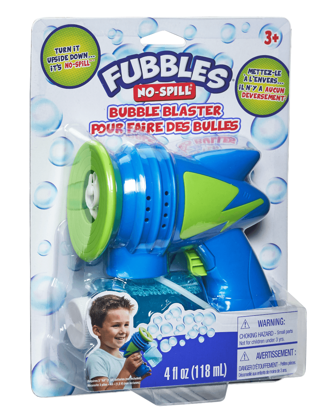 Fubbles No-Spill Bubble Blaster (Assorted) - Taylorson