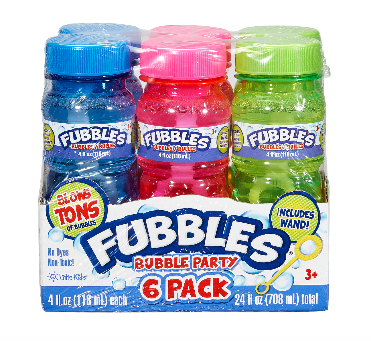 Fubbles 118ml Bubbles - 6 Pack (Party Pack)