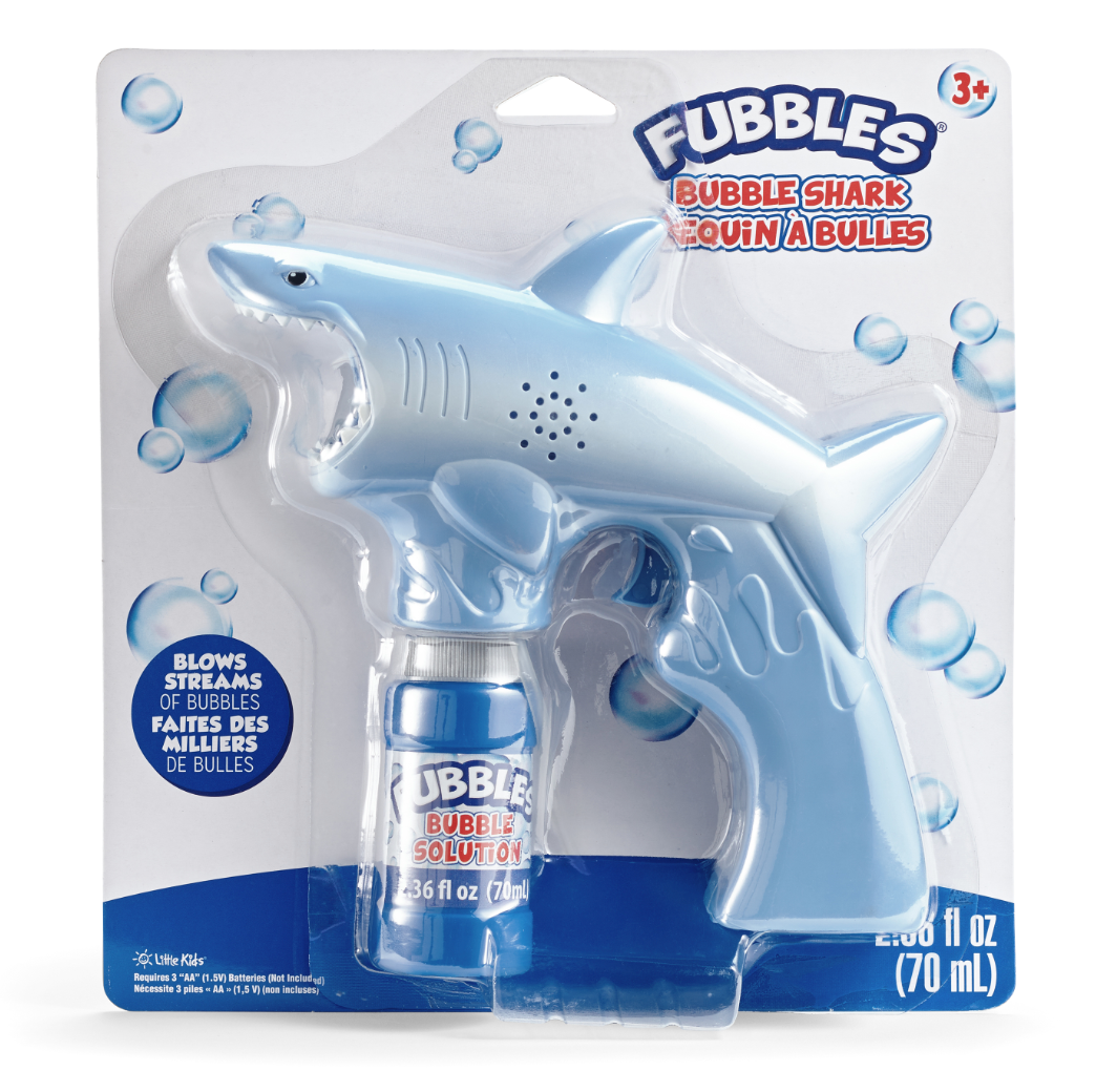 Fubbles Animal Bubbles Gun - Dinosaur, Shark, Unicorn