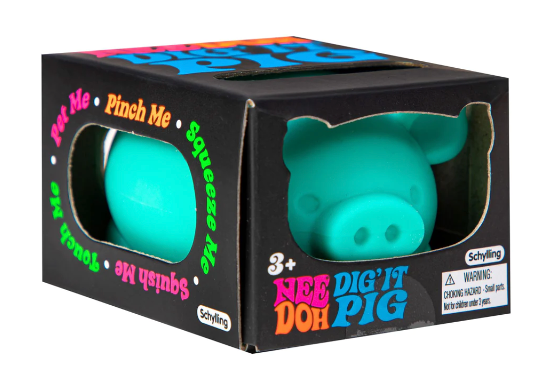 Dig It Pig Nee Doh (Assorted Styles) - Stress Ball