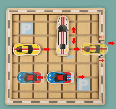 Brain Teaser Parking Puzzler - Moving Game Maze Board Game (3+years)