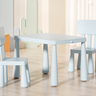 Adjustable Height Kids Activity Table & Chairs Set - White | Blue | Red | Pink (2-10 years)
