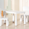 Adjustable Height Kids Activity Table & Chairs Set - White | Blue | Red | Pink (2-10 years)